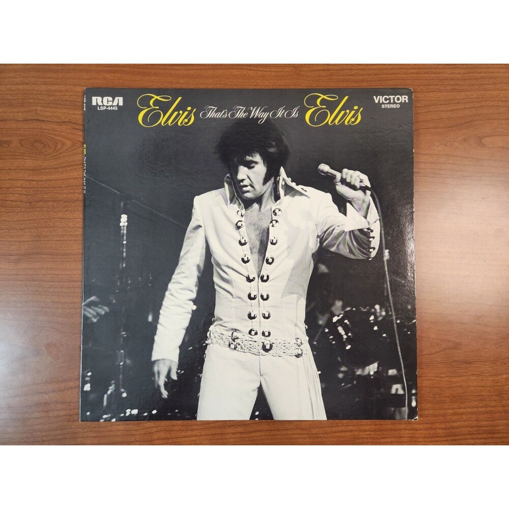 Vintage 1970 Elvis Presley That's Just The Way It Is Vinyl Record RCA LSP-4445